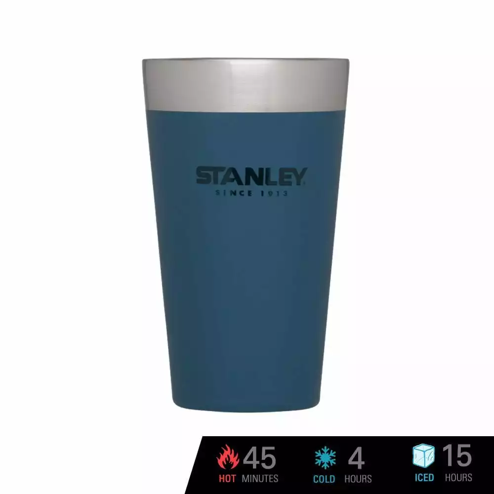 Tumblers & Food Jars Stanley Adventure Vacuum Insulated Stacking Pint Cup 16 Oz./473 Ml (Abyss) 4 Tumblers & Food Jars Stanley Adventure Vacuum Insulated Stacking Pint Cup 16 Oz./473 Ml (Abyss)