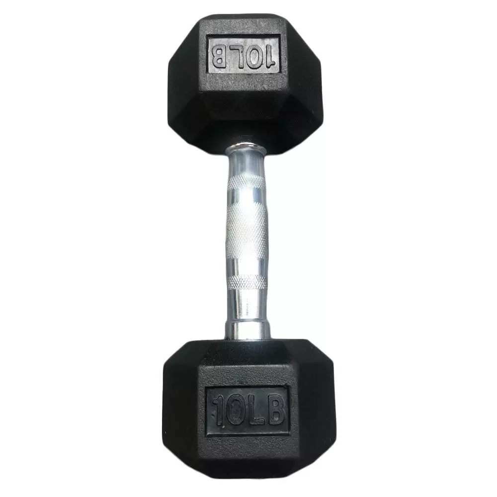 Chris Sports Hex Dumbbells With Rubber Ends (5lb, 10lb, 15lb, 20lb) Weight Training 4 Chris Sports Hex Dumbbells With Rubber Ends (5lb, 10lb, 15lb, 20lb) Weight Training