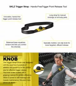 Massage/Support SKLZ Trigger Strap Hands-Free Trigger Point Release Tool Massage Strap