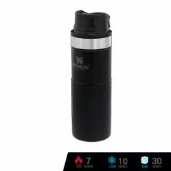 Stanley Trigger-Action Travel Mug 16oz / 473ml - Matte Black (Stanley X 2019 SEA Games)