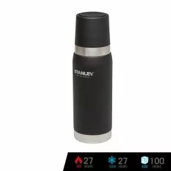 Tumblers & Food Jars Stanley Master Vacuum Bottle Vacuum Flask/Insulated Water Bottle 25 Oz./750 Ml (Foundry Black)