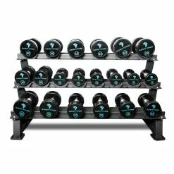 Weight Training Element Fitness 3 Tier Dumbbell Rack