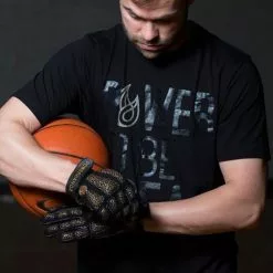 Powerhandz - Anti Grip Basketball Gloves Sports