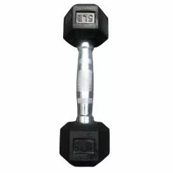 Chris Sports Hex Dumbbells With Rubber Ends (5lb, 10lb, 15lb, 20lb) Weight Training 7 Chris Sports Hex Dumbbells With Rubber Ends (5lb, 10lb, 15lb, 20lb) Weight Training