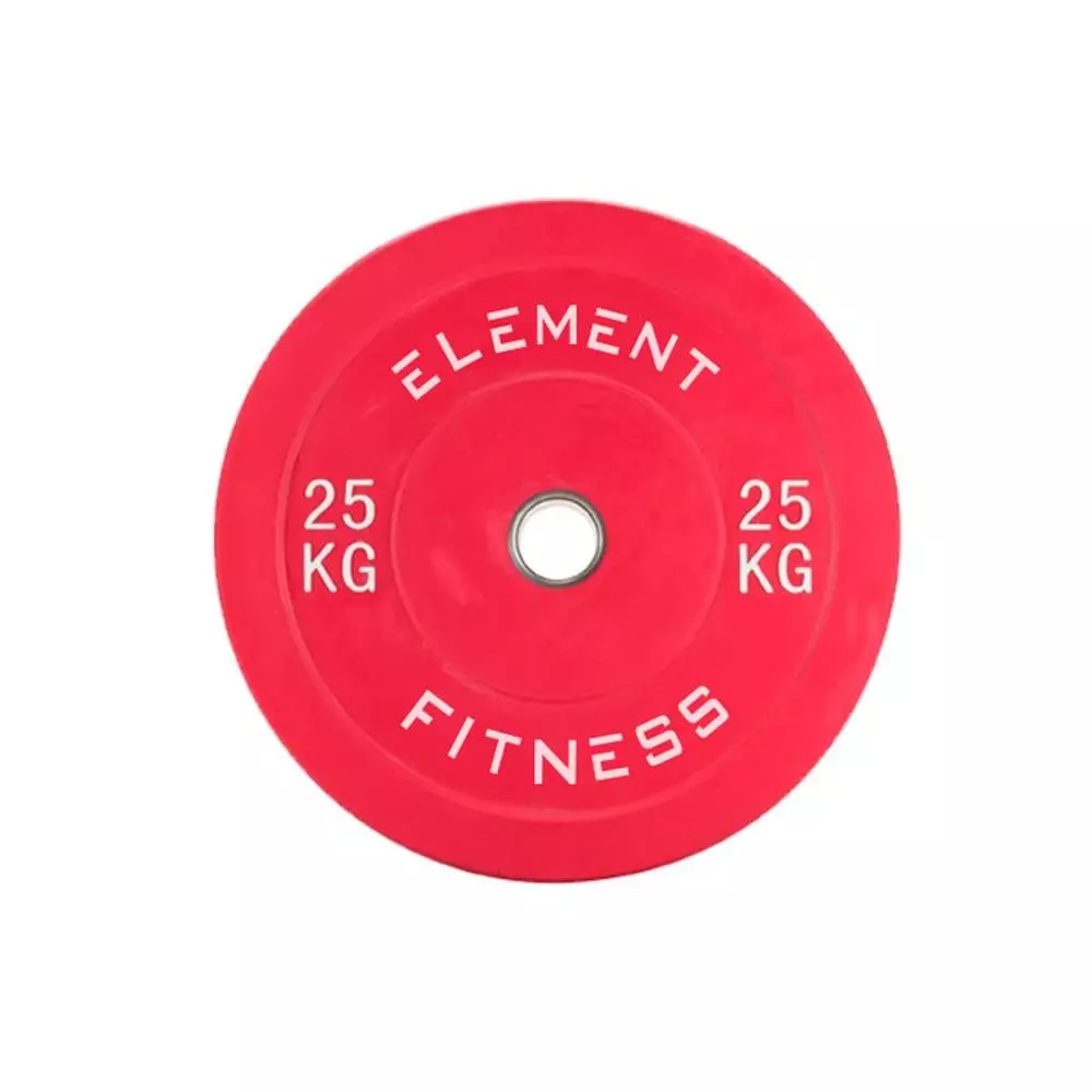 Element Fitness Bumper Plate 5-25kg Set 4 Element Fitness Bumper Plate 5-25kg Set