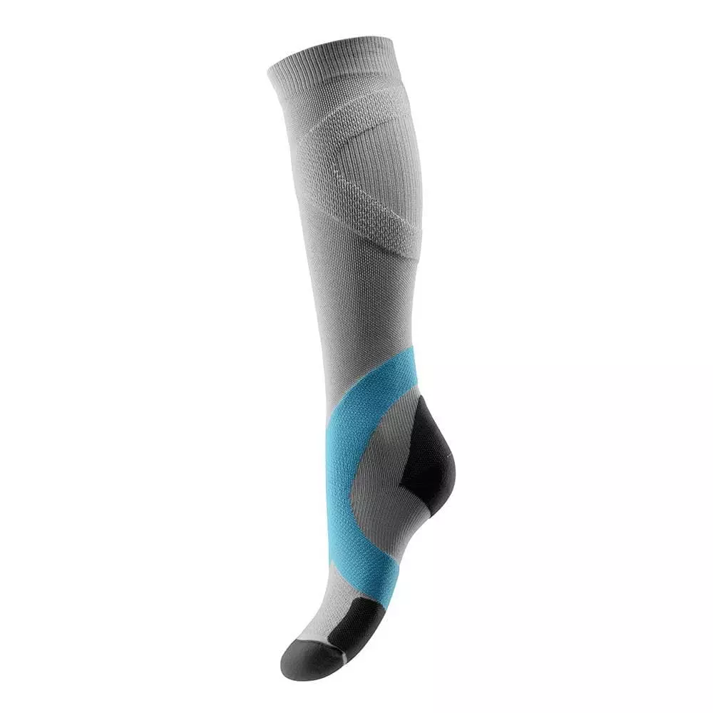 Bauerfeind Compression Socks Ball & Racket 20-30mmHg Long - Silver/Rivera 4 Bauerfeind Compression Socks Ball & Racket 20-30mmHg Long - Silver/Rivera