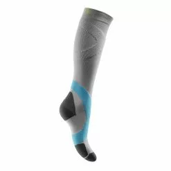 Bauerfeind Compression Socks Ball & Racket 20-30mmHg Long - Silver/Rivera 10 Bauerfeind Compression Socks Ball & Racket 20-30mmHg Long - Silver/Rivera
