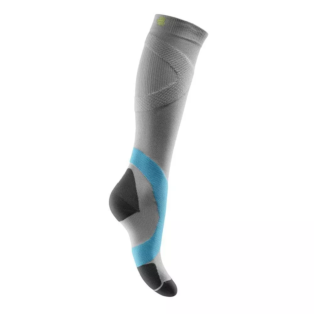 Bauerfeind Compression Socks Ball & Racket 20-30mmHg Long - Silver/Rivera 6 Bauerfeind Compression Socks Ball & Racket 20-30mmHg Long - Silver/Rivera
