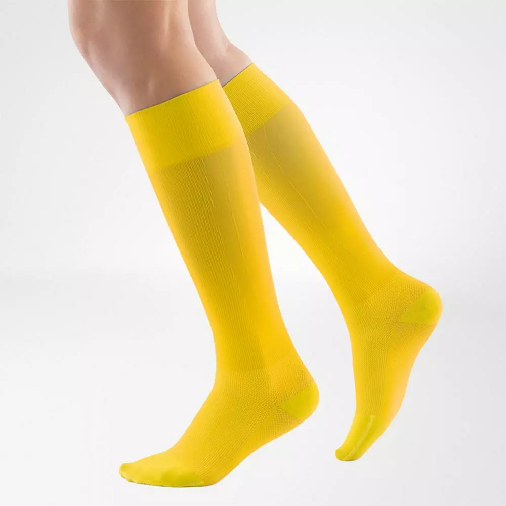 Bauerfeind Compression Socks Run & Walk Long- Yellow 3 Bauerfeind Compression Socks Run & Walk Long- Yellow