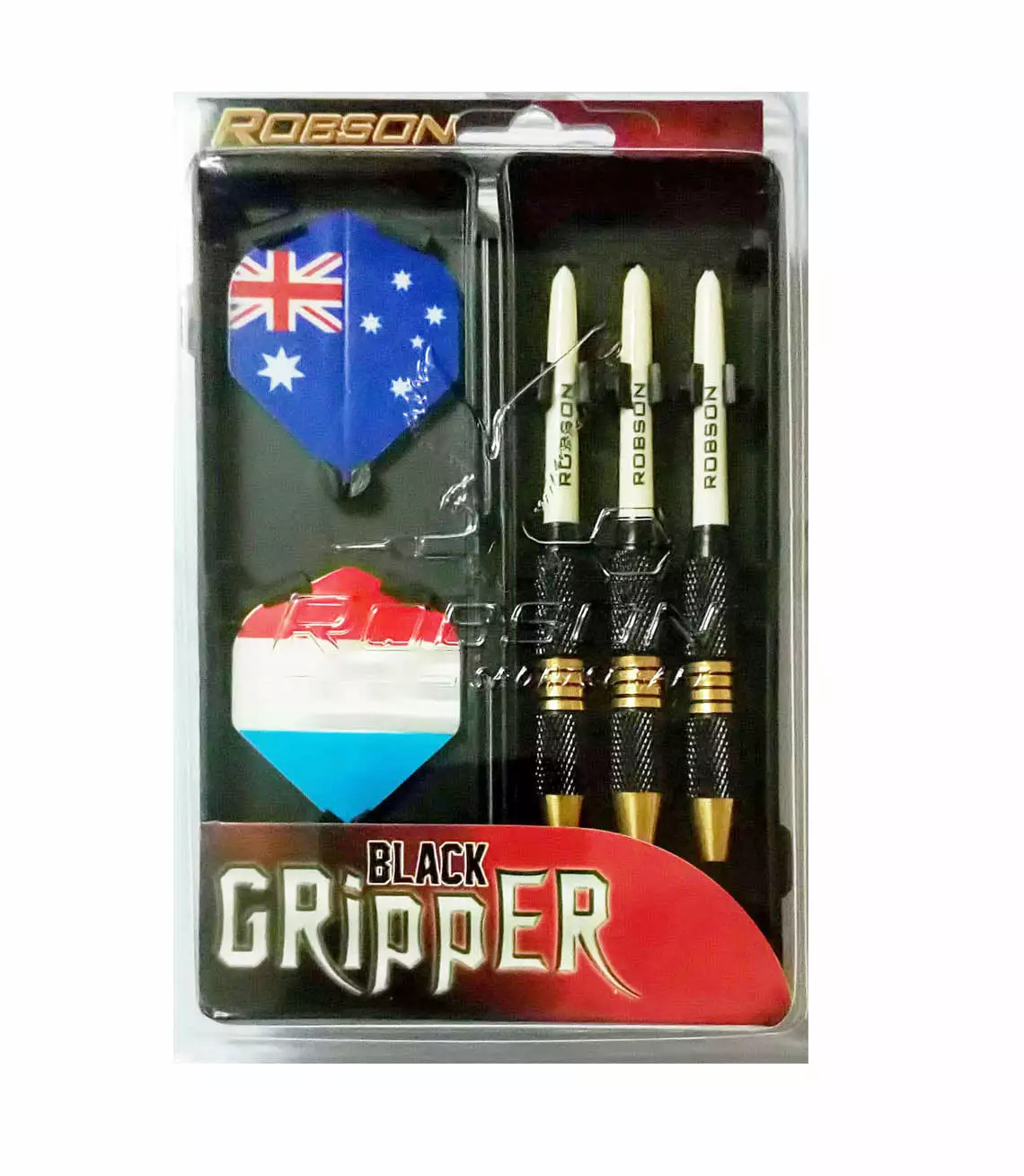 Robson Dart Set (Black Gripper) Darts 3 Robson Dart Set (Black Gripper) Darts