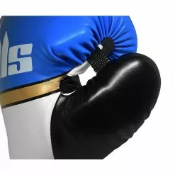 Bulls Professional Classic Boxing Gloves - Blue/White Sports