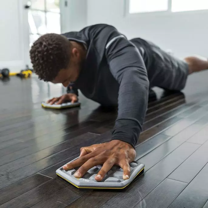 SKLZ Court Slidez - Non-Marking Core Stability Discs Exercise Sliders 4 SKLZ Court Slidez - Non-Marking Core Stability Discs Exercise Sliders