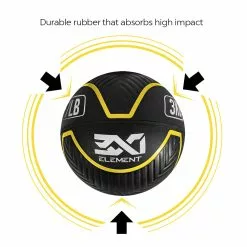 Element Fitness 3x1 - Medicine, Wall, And Slam Ball In 1 - 3kg - 9kg