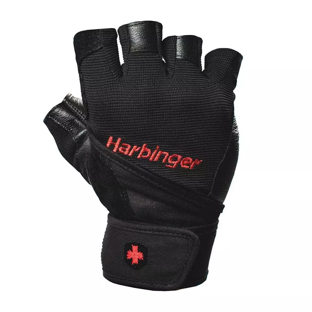 Weight Training Harbinger Pro Wristwrap Gym Gloves 3 Weight Training Harbinger Pro Wristwrap Gym Gloves