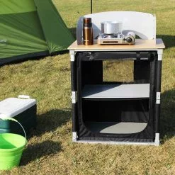 Outdoor/Camping KingCamp Bamboo Camping Cooking Table (Black) 13 Outdoor/Camping KingCamp Bamboo Camping Cooking Table (Black)