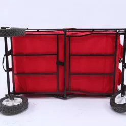KingCamp Folding Wagon Garden Yard Beach Cart - Red Outdoor/Camping 13 KingCamp Folding Wagon Garden Yard Beach Cart - Red Outdoor/Camping