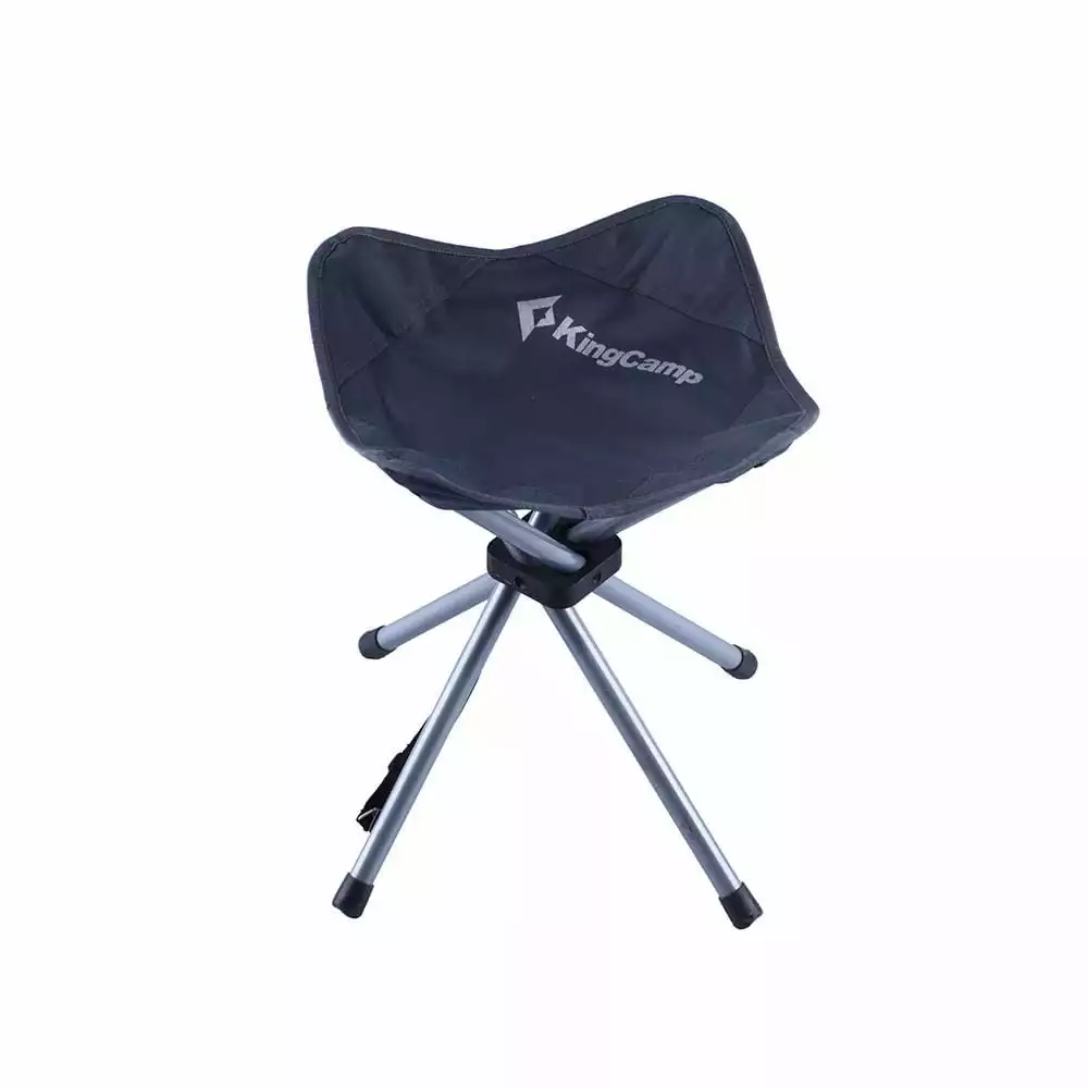 KingCamp Four Legs Stool 4 Folding Chair Camping Chair (Dark Gray) 3 KingCamp Four Legs Stool 4 Folding Chair Camping Chair (Dark Gray)