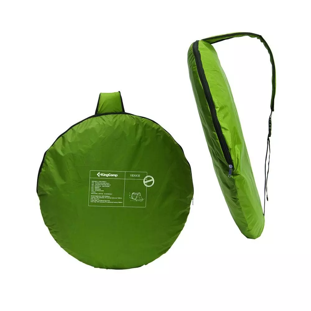 KingCamp Venice Pop-Up Lightweight Tent Camping Tent (Green) Outdoor/Camping