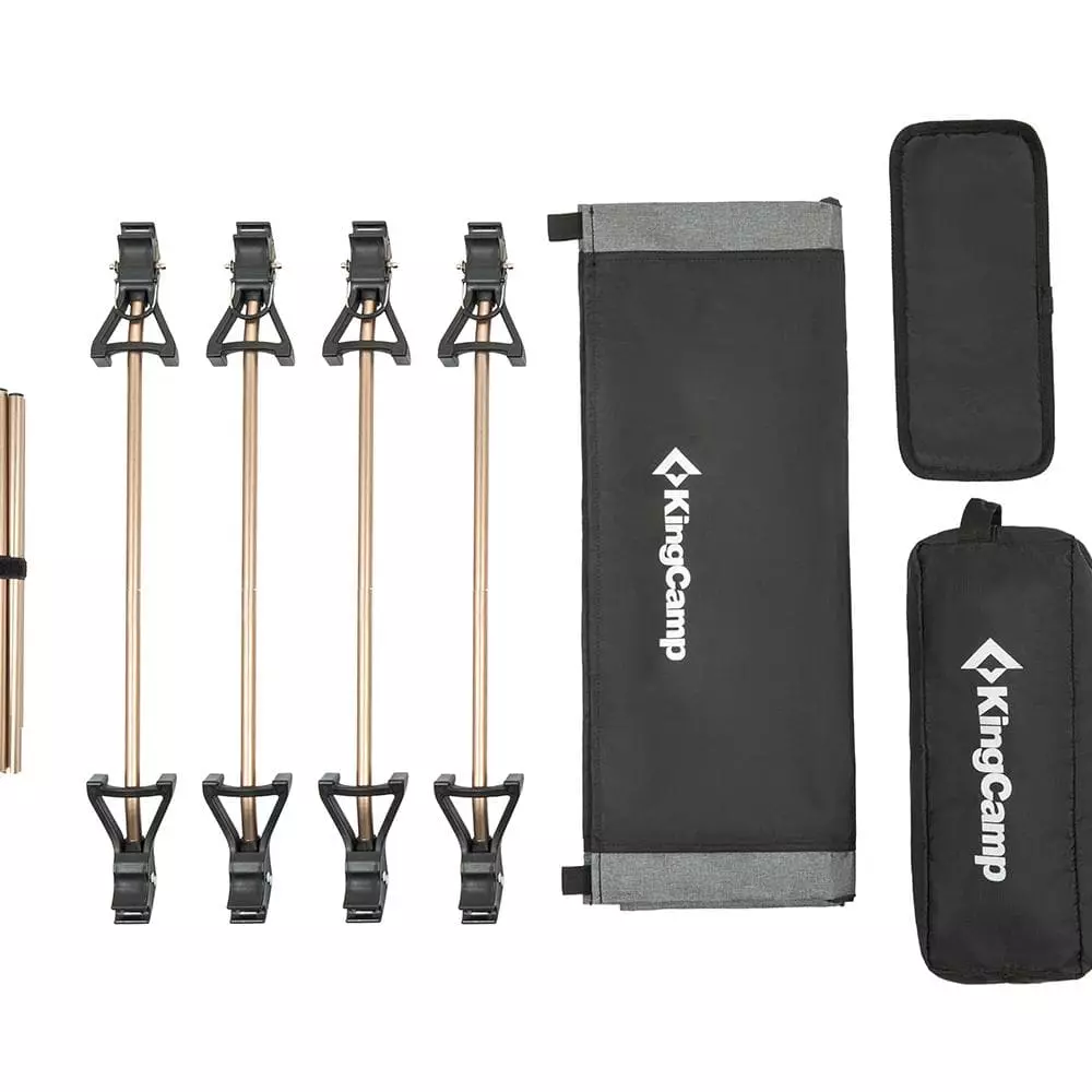 Outdoor/Camping KingCamp Ultralight Folding Camping Cot Folding Bed (Black) 7 Outdoor/Camping KingCamp Ultralight Folding Camping Cot Folding Bed (Black)