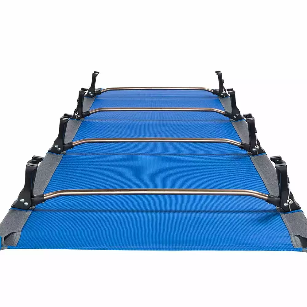KingCamp Ultralight Folding Camping Cot Folding Bed (Blue) 4 KingCamp Ultralight Folding Camping Cot Folding Bed (Blue)