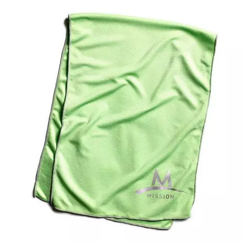 Mission Techknit Cooling Yoga Towel Large 3 Mission Techknit Cooling Yoga Towel Large