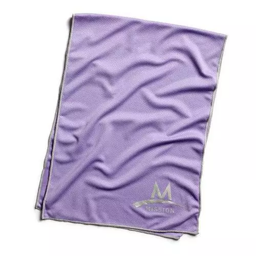 Mission Techknit Cooling Yoga Towel Large 4 Mission Techknit Cooling Yoga Towel Large