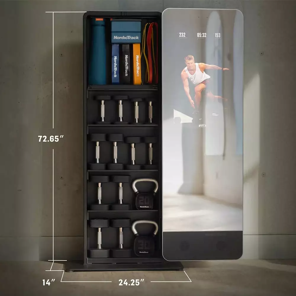 NordicTrack Vault Complete Home Gym - Workout Fitness Mirror 4 NordicTrack Vault Complete Home Gym - Workout Fitness Mirror