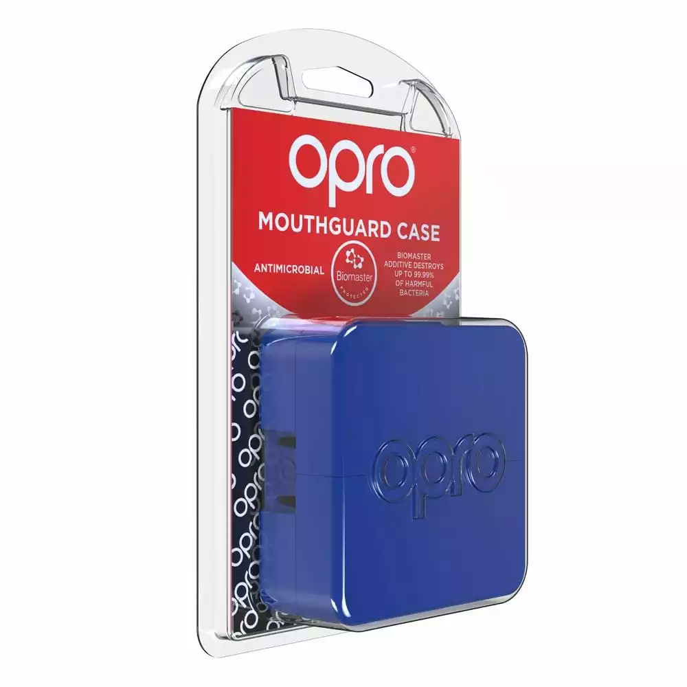Mouth Guards Opro Self-Fit Gen 4 Anti-Microbial Case - Blue 6 Mouth Guards Opro Self-Fit Gen 4 Anti-Microbial Case - Blue