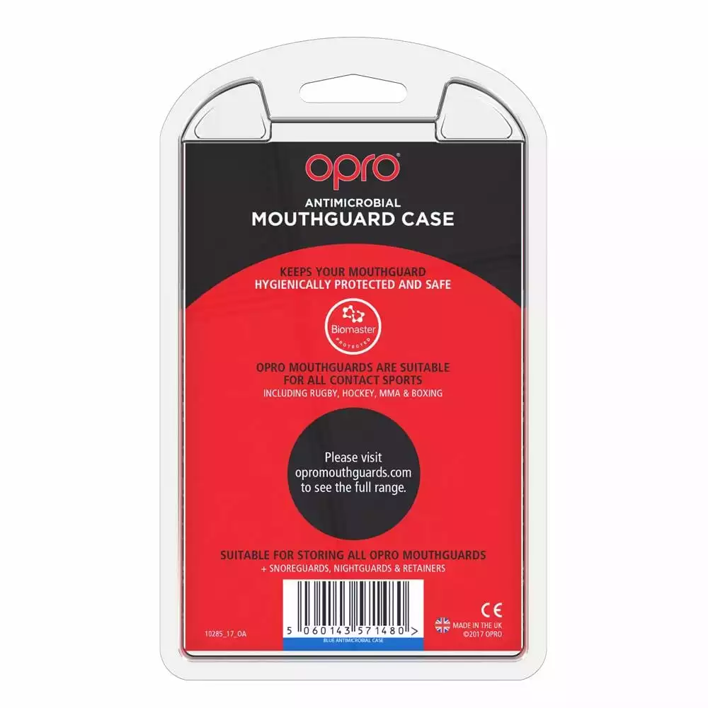 Mouth Guards Opro Self-Fit Gen 4 Anti-Microbial Case - Blue 5 Mouth Guards Opro Self-Fit Gen 4 Anti-Microbial Case - Blue