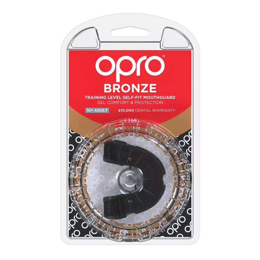 Opro Mouthguard Self-fit Gen 4 Bronze - Black 4 Opro Mouthguard Self-fit Gen 4 Bronze - Black
