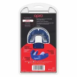 Opro Mouthguard Self-fit Gen 4 Gold Braces - Pearl/ Blue Pearl