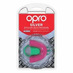 Boxing Opro Mouthguard Self-fit Gen 4 Silver - Pink/Green 7 Boxing Opro Mouthguard Self-fit Gen 4 Silver - Pink/Green