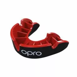 Opro Mouthguard Self-fit Gen 4 Silver - Black/Red Boxing