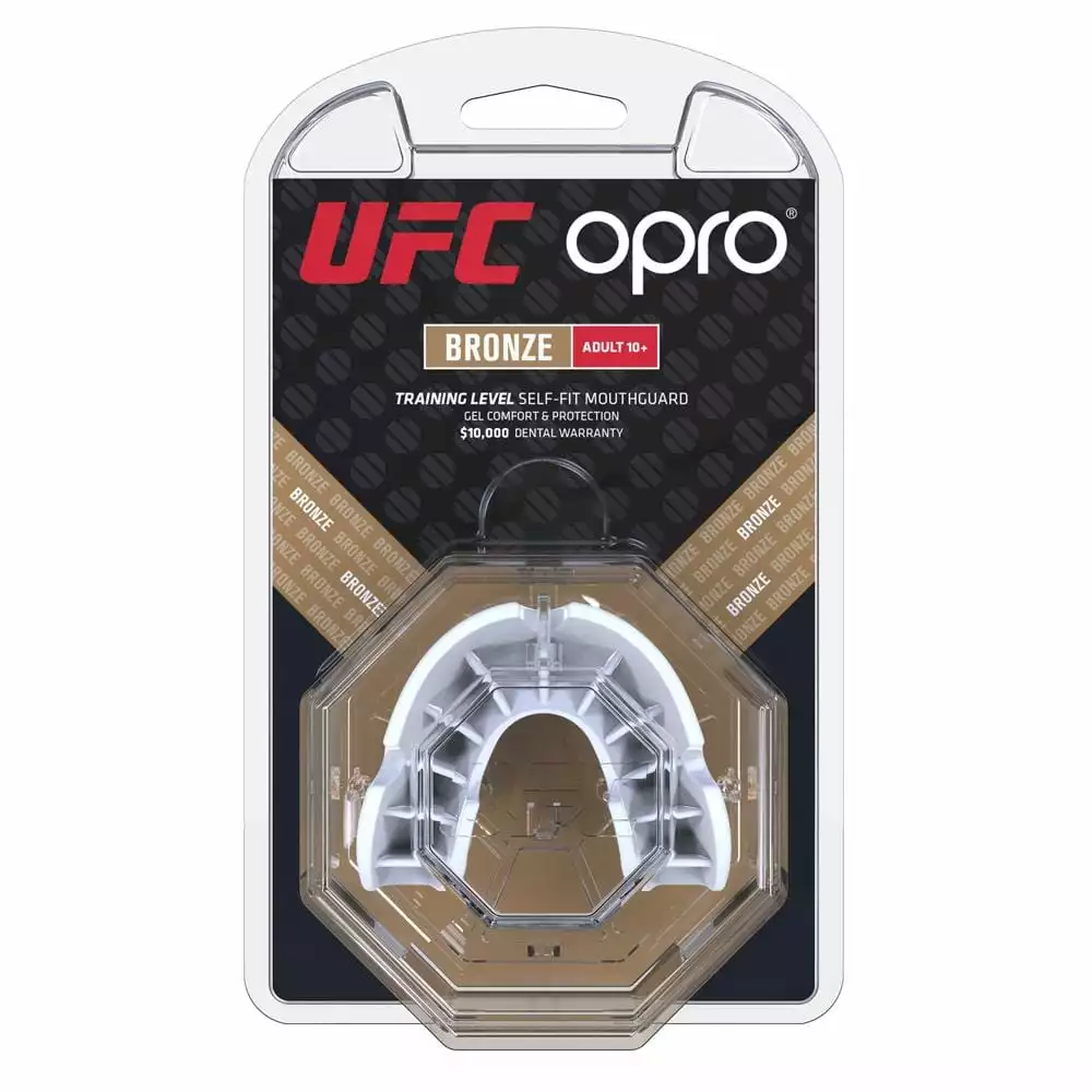 Opro Mouthguard Self-Fit UFC Bronze - White Boxing 4 Opro Mouthguard Self-Fit UFC Bronze - White Boxing