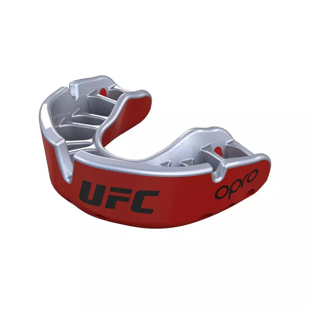 Boxing Opro Mouthguard Self-Fit UFC Gold - Red/Silver 3 Boxing Opro Mouthguard Self-Fit UFC Gold - Red/Silver