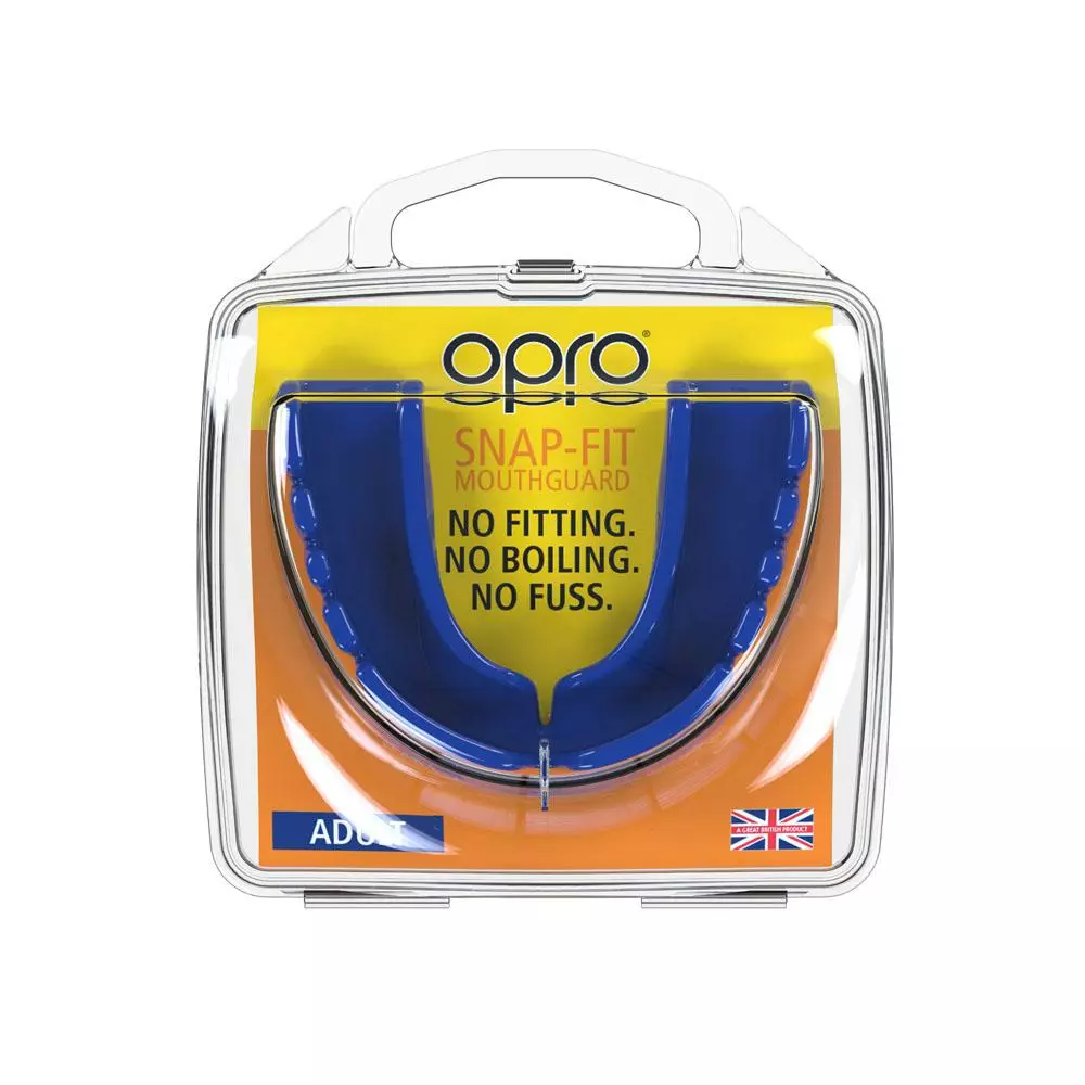 Opro Mouthguard Snap-Fit Adult - Electric Blue Boxing 5 Opro Mouthguard Snap-Fit Adult - Electric Blue Boxing