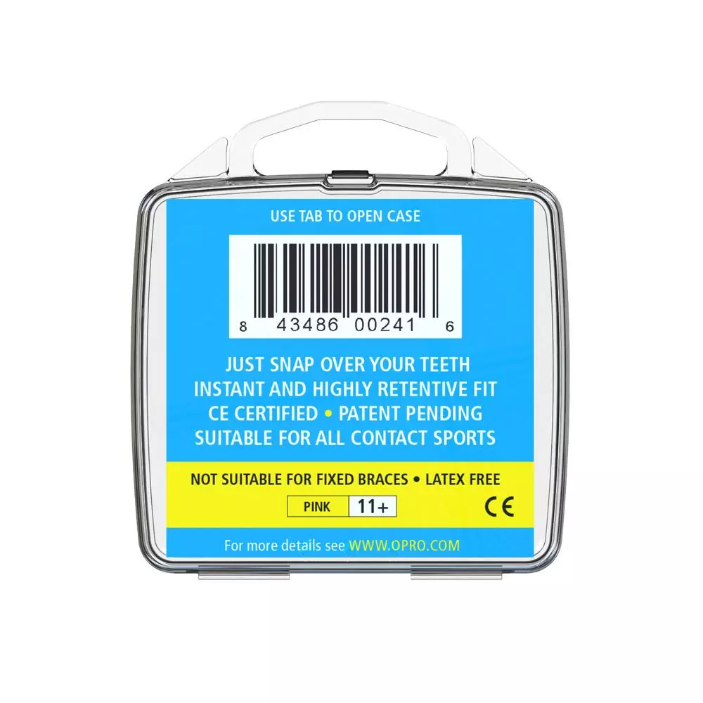 Opro Mouthguard Snap-Fit Adult - Hot Pink Boxing 7 Opro Mouthguard Snap-Fit Adult - Hot Pink Boxing