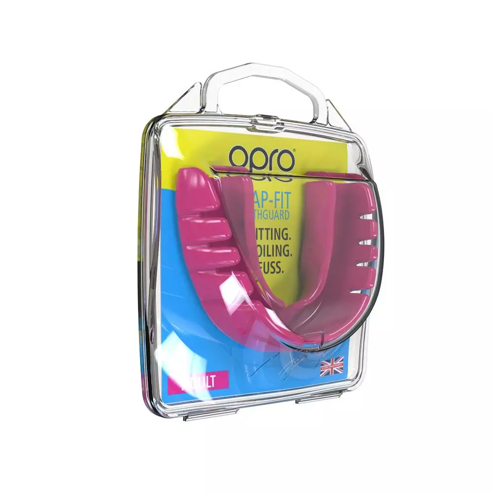 Opro Mouthguard Snap-Fit Adult - Hot Pink Boxing 6 Opro Mouthguard Snap-Fit Adult - Hot Pink Boxing