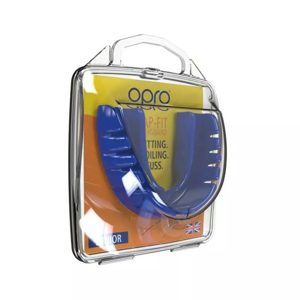 Boxing Opro Mouthguard Snap-Fit Junior - Electric Blue 6 Boxing Opro Mouthguard Snap-Fit Junior - Electric Blue