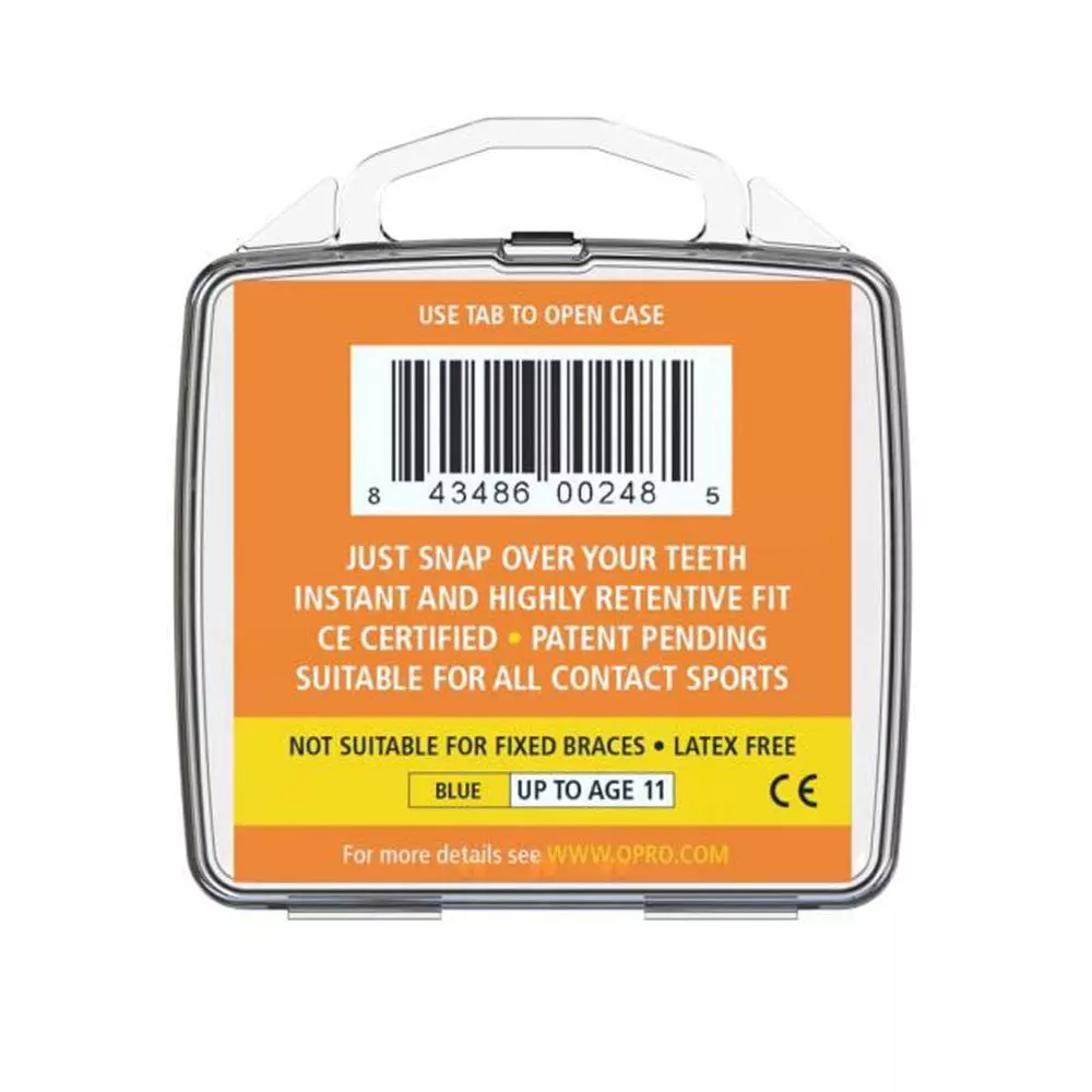 Boxing Opro Mouthguard Snap-Fit Junior - Electric Blue 7 Boxing Opro Mouthguard Snap-Fit Junior - Electric Blue