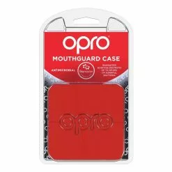 Opro Self-Fit Gen 4 Anti-Microbial Case - Red Mouth Guards