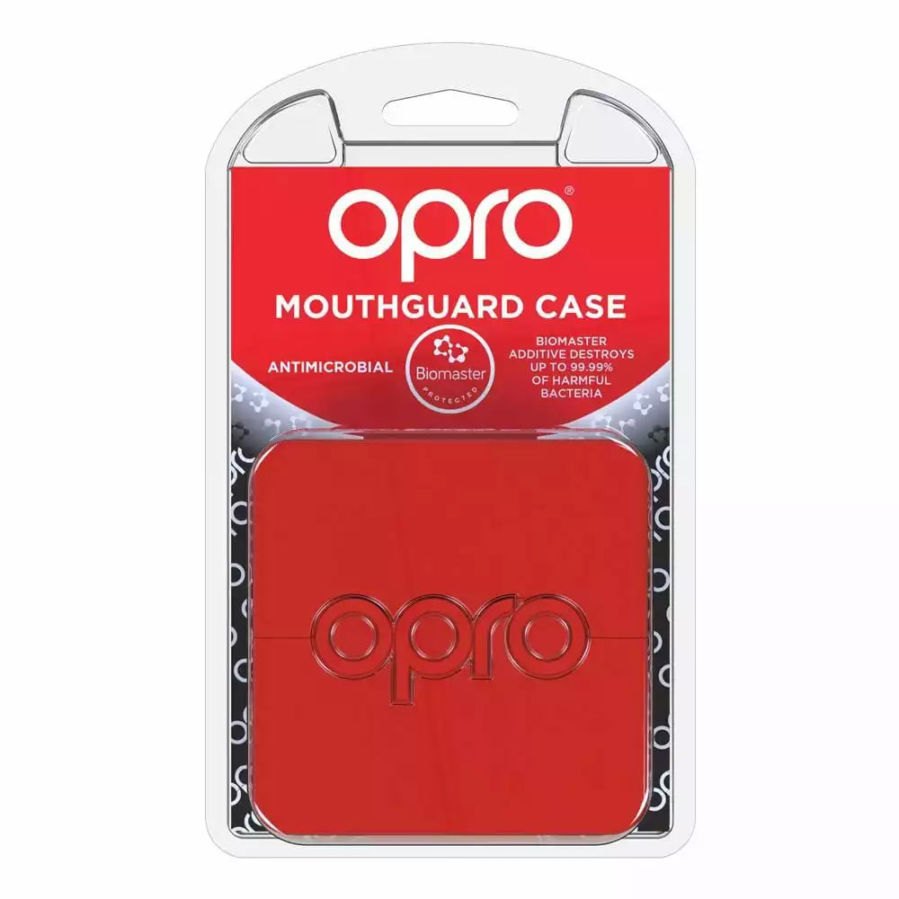 Opro Self-Fit Gen 4 Anti-Microbial Case - Red Mouth Guards 4 Opro Self-Fit Gen 4 Anti-Microbial Case - Red Mouth Guards