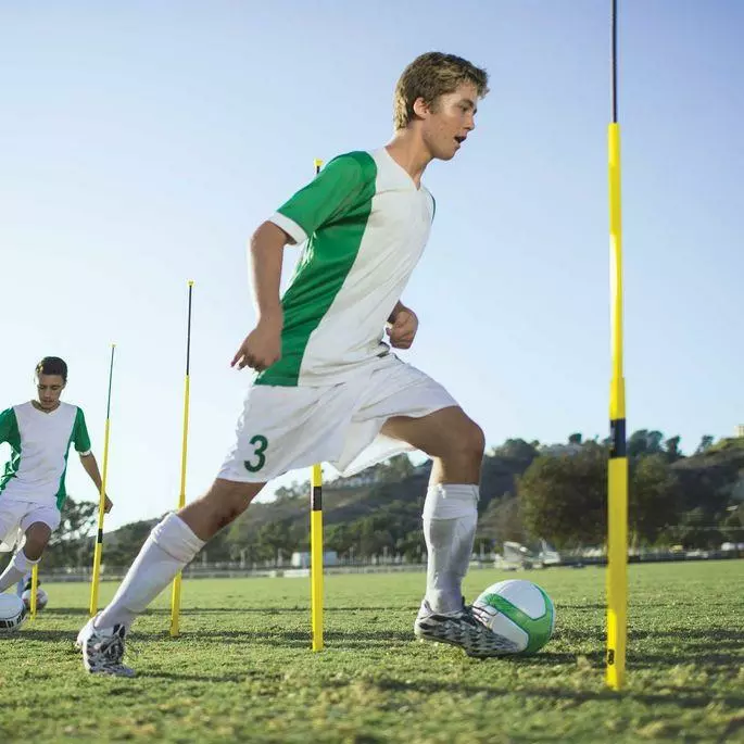 SKLZ Pro Soccer Training Agility Poles Basketball 6 SKLZ Pro Soccer Training Agility Poles Basketball