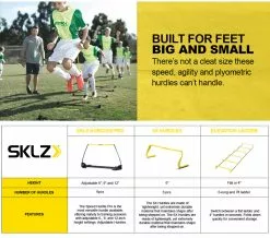 SKLZ Hurdles Pro - Adjustable Training Hurdles Sports