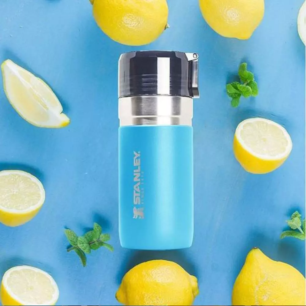Stanley GO Bottle With Splash Guard Vacuum Insulated Tumbler 16 Oz./473 Ml (Nordic Blue) Tumblers & Food Jars 4 Stanley GO Bottle With Splash Guard Vacuum Insulated Tumbler 16 Oz./473 Ml (Nordic Blue) Tumblers & Food Jars