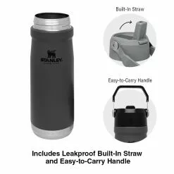 Tumblers & Food Jars Stanley IceFlow Flip Straw Water Bottle Vacuum Insulated Tumbler 17 Oz.-22 Oz. 18 Tumblers & Food Jars Stanley IceFlow Flip Straw Water Bottle Vacuum Insulated Tumbler 17 Oz.-22 Oz.