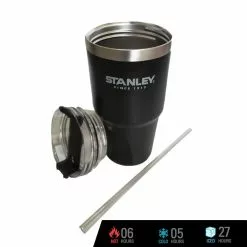 Stanley X 2019 SEA Games Adventure Vacuum Quencher Insulated Tumbler 23 Oz. (Matte Black)
