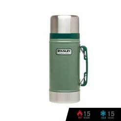Stanley Classic Vacuum Insulated Food Jar 24oz / 700ml - Hammertone Green Tumblers & Food Jars