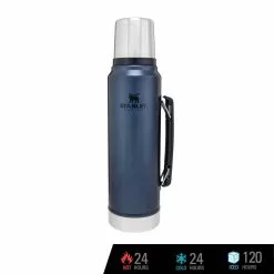Stanley Classic Vacuum Flask/Insulated Water Bottle 1.1 Qt./1 L Tumblers & Food Jars