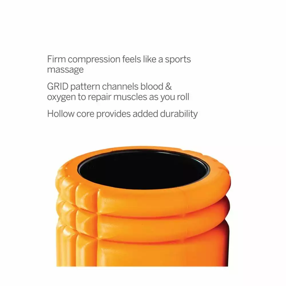 Massage/Support Triggerpoint Grid Foam Roller (Orange) 4 Massage/Support Triggerpoint Grid Foam Roller (Orange)